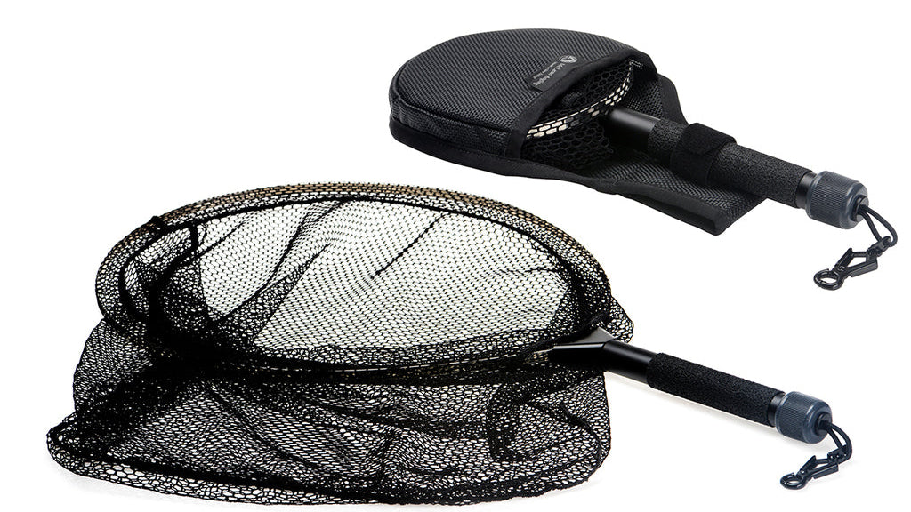 compact folding fishing net Collapsible Daggerfish fishing in a stream or while fishing from a canoe or kayak KastKing Brutus Foldable Extendable Fishing